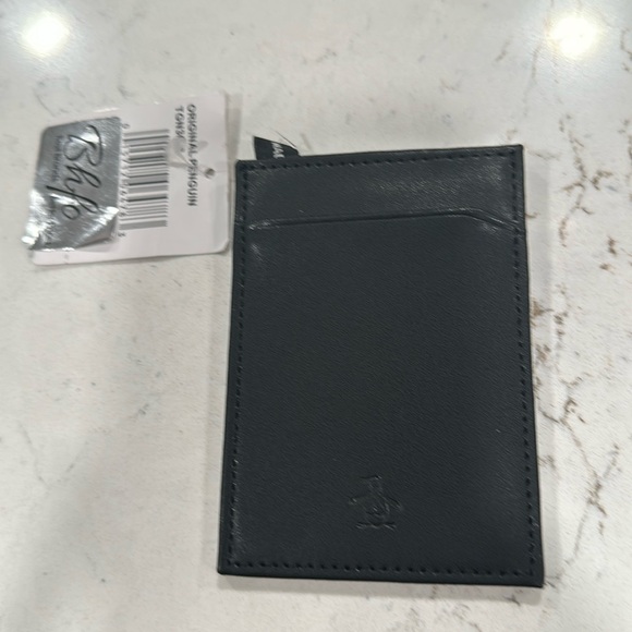 NWT Original Penguin black card holder - Picture 1 of 2